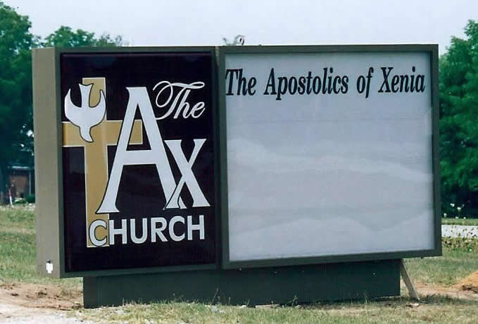 Lighted ground signs for your church