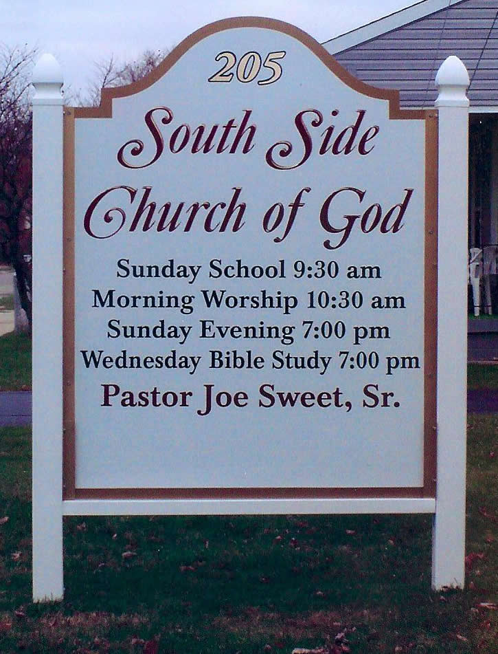 New Church sign