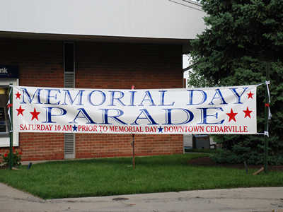 Memorial day banner